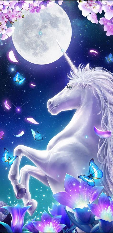 Moonlight Unicorn Wallpapers - Wallpaper Cave