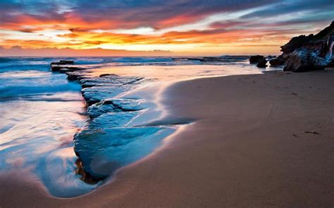 HD Colorful Beachscape Wallpaper | Download Free - 57027