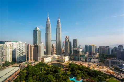 Premium Photo | Kuala lumpur skyline in the morning, malaysia, kuala ...