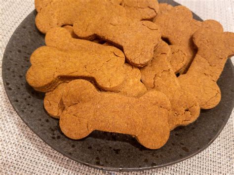 Pumpkin Peanut Butter Dog Treats - Heart & Soul Cooking
