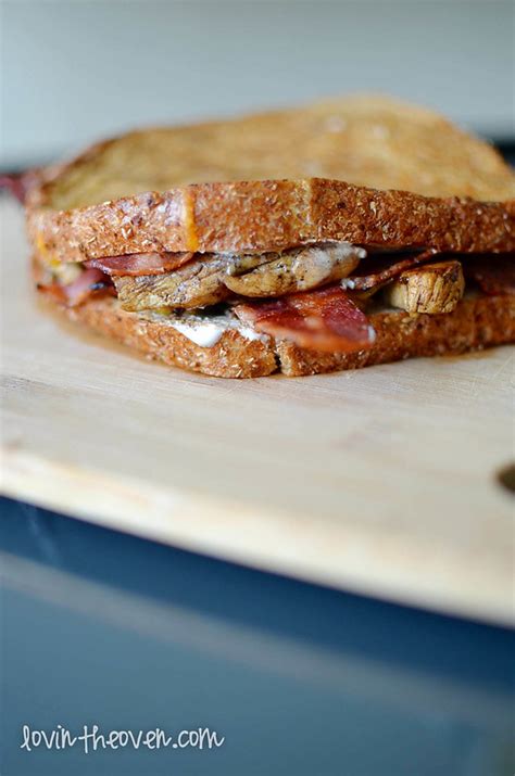 Chicken and Bacon Grilled Cheese with Ranch - Lovin' From the Oven