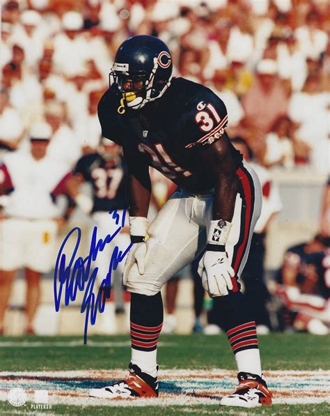 Autographed RASHAAN SALAAM 8x10 Chicago Bears Photo - Main Line Autographs