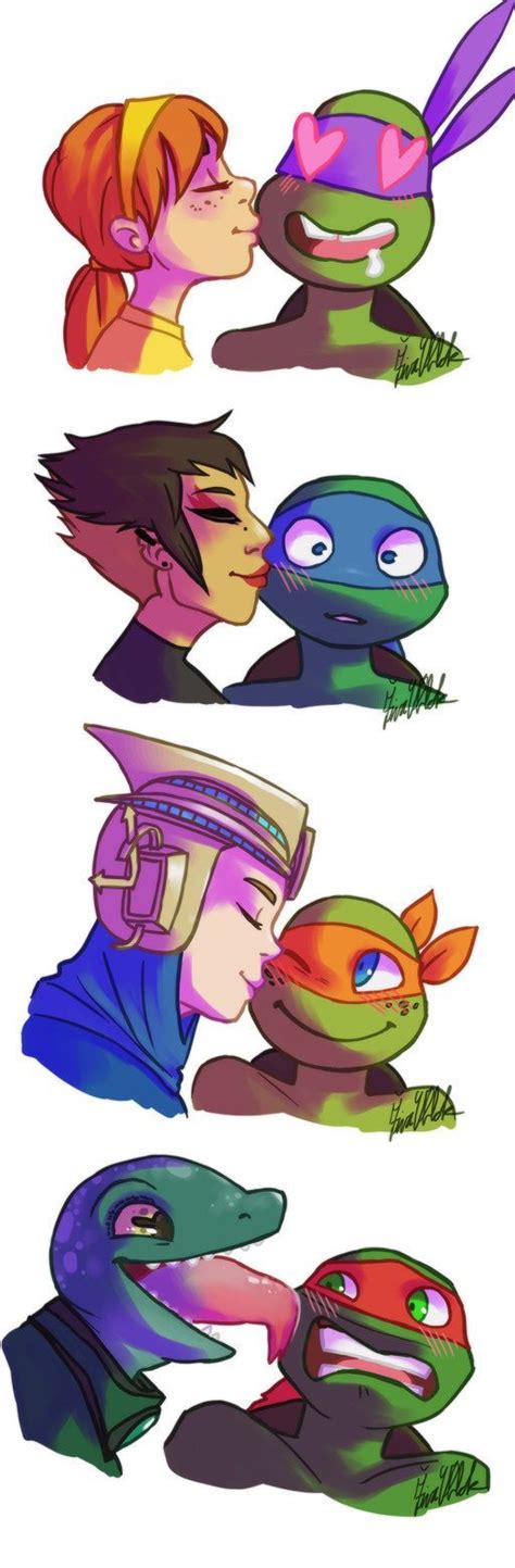 A Peck on the Cheek | Teenage mutant ninja turtles art, Teenage ninja turtles, Ninja turtles art