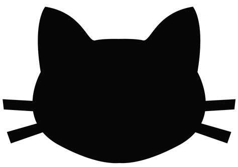 Black Cat Silhouette Template at GetDrawings | Free download