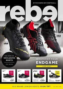 Rebel Sport Catalogue Football Boots Feb 2019 - Catalogue AU