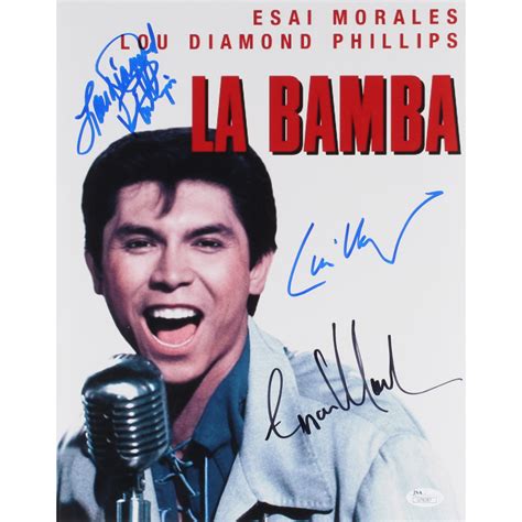 La Bamba 11x14 Movie Poster Signed By (3) With Lou Diamond Phillips ...