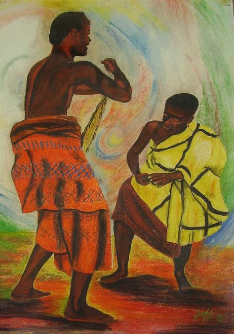 Adowa dance Painting by Jeffrey Ocansey - Fine Art America