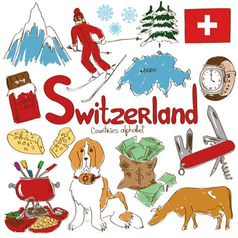 Switzerland Culture Map Printable - KidsPressMagazine.com