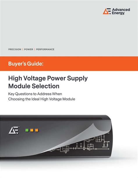 High Voltage Power Supply Module Selection: Key Questions to Address ...