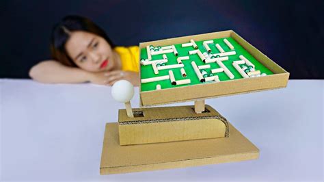 DIY amazing game from cardboard - YouTube