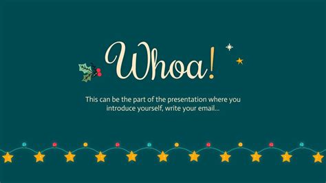 Christmas Lights Theme | Google Slides & PowerPoint