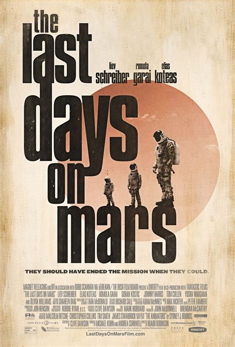 'The Last Days on Mars' Launches On Earth Today: Exclusive Poster | Space