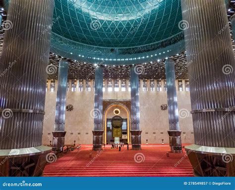 Istiqlal Mosque, Jakarta, Indonesia Editorial Photography - Image of asia, architecture: 278549857