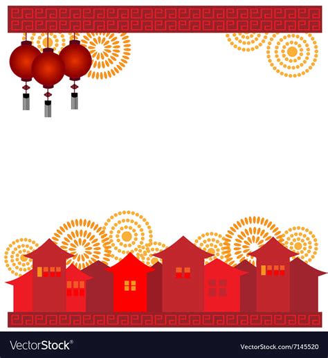 Chinese New Year greeting card Royalty Free Vector Image