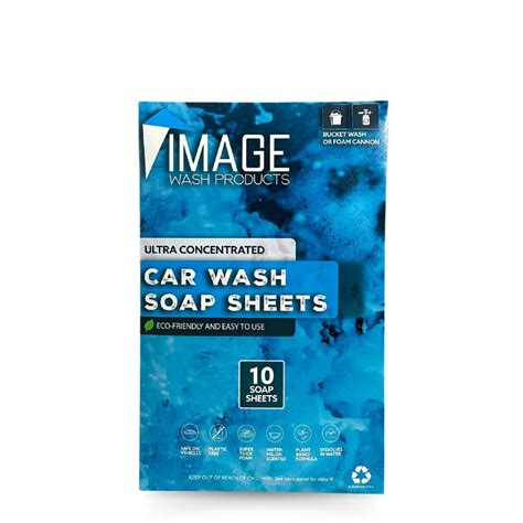 Eco Friendly Car Wash Soap Sheets | Image Wash Products