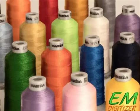 5 Types Of Machine Embroidery Thread And Their Use » EMDIGITIZER