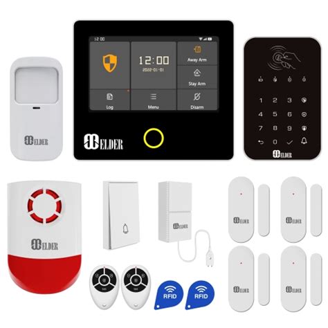 Elder Alarm System Security Wireless 14-Piece WiFi & 4G Smart Home ...