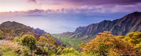 Kalalau Lookout During Sunset- Na Pali Coast Kauai - Photorator