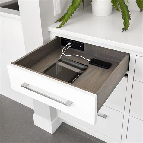 15 amp Blade In Drawer Outlet in 2021 | Island drawers, Charging ...