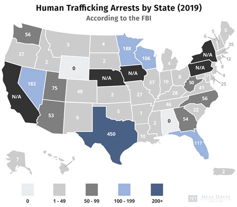 New Report on Human Trafficking Statistics and Laws By State