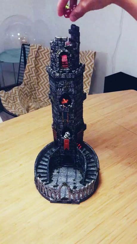 3D-printed dice tower #3dprintingbusiness | Dice tower, Dungeons and ...