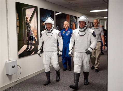 NASA Astronauts Rehearse for SpaceX Demo-2 Launch Day