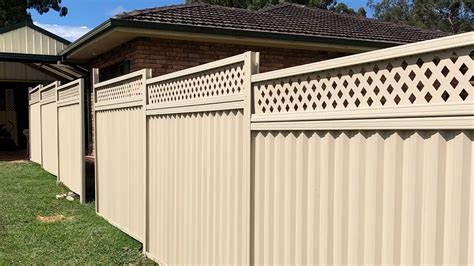 Colorbond Fence Lattice