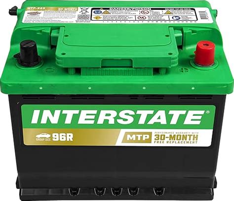 Amazon.com: Interstate Batteries Group 96R Car Battery Replacement (MTP-96R) 12V, 590 CCA, 30 ...