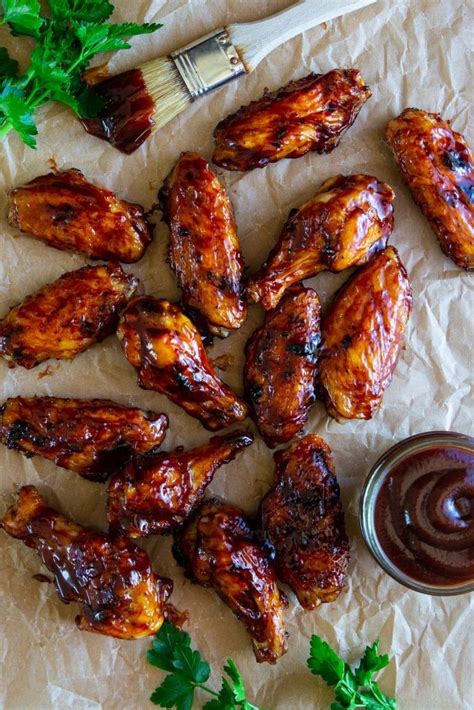 Easy BBQ Wings Recipe With Homemade Sauce - Simply Home Cooked Easy Bbq Wings Recipe, Grilled ...