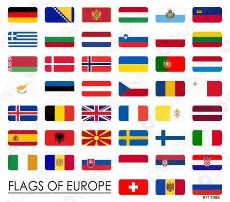 Europe Countries Europe Country Flags Country Flag