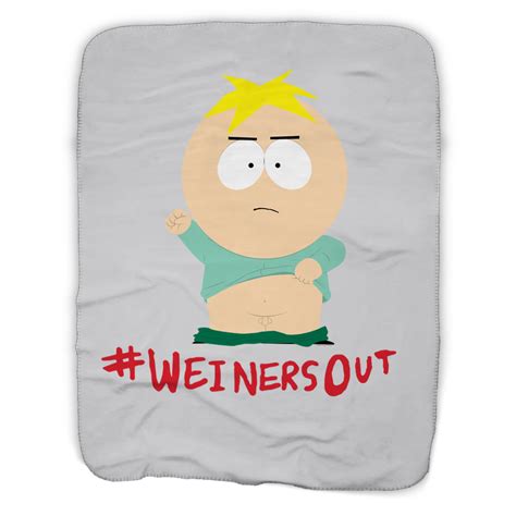 South Park Butters Weiners Out Sherpa Blanket – South Park Shop