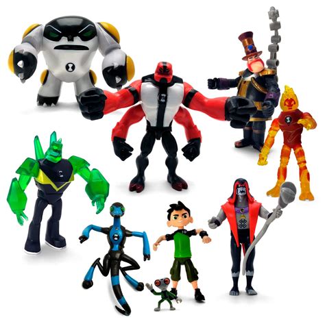 Buy Manya Figures Based on Ben 10 Action Figures - Set of 9 Toys BEN10 ...