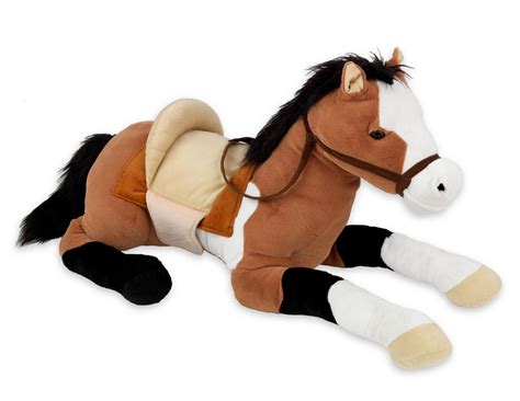 36" Large Huge Giant Stuffed Plush Soft Toy Lying Horse Pony Teddy: Amazon.co.uk: Toys & Games