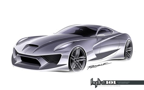 Supercar design sketch by Gary Ragle - Car Body Design | Supercar design, Futuristic cars design ...