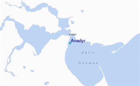 Anadyr Tide Station Location Guide