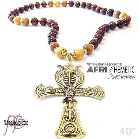 Ankh Necklace Ankh Jewelry Africa Jewelry Egyptian Necklace