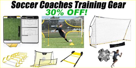 Soccer Coaching Equipment: GoalShot Agility Poles QuickSter Quick Ladder Pro Cones SKLZ Soccer ...