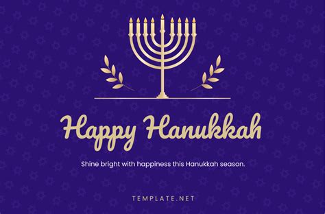 Free Happy Hanukkah Template - Edit Online & Download | Template.net