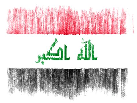 The Iraqi Flag Painting, Spotted, Nation, Stain PNG Transparent Image and Clipart for Free Download