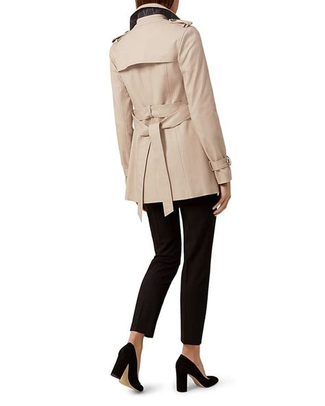 HOBBS LONDON Selma Short Trench Coat Women - Bloomingdale's | Short ...