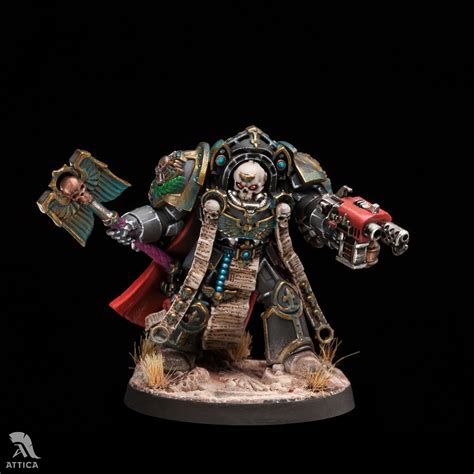 Terminator Chaplain Tarentus Painted Wargaming Figure Art Quality