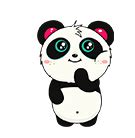 Facebook / Messenger Pandi sticker #32 | Cartoon panda, Cute panda wallpaper, Panda funny