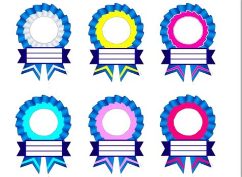 Award Printable Blank Ribbon Head Template