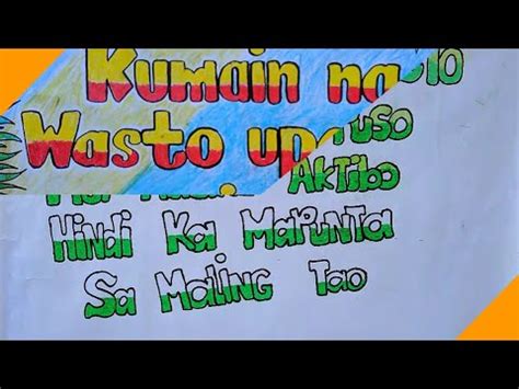 Nutrition month 2019 (slogan making contest) kumain ng wasto at maging ...