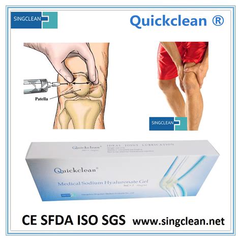 Ce Quickclean Hyaluronic Acid Injections for Osteoarthritis Pain ...