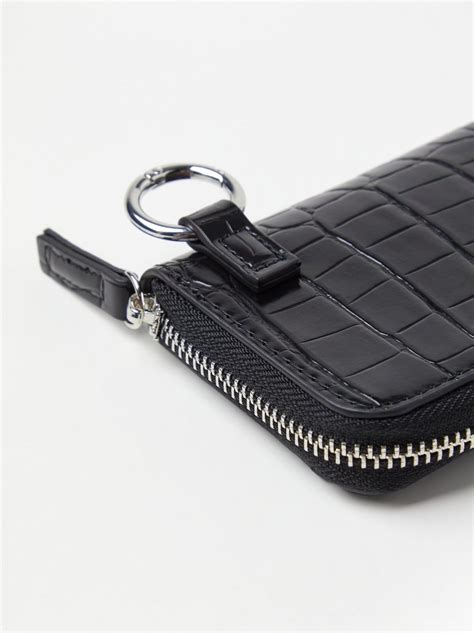 Wallet with crocodile pattern - Lindex Malta