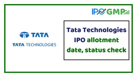 Tata Technologies IPO allotment date, status check - Loan Info 24