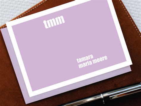 Monogram Stationery Personalized Stationary Personalized - Etsy