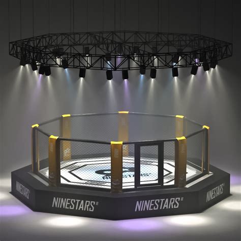 Arena octagon mma cage 3D model - TurboSquid 1707366