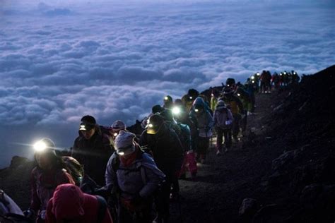 Making climb to the summit of majestic Mount Fuji in Japan | World News News - The Indian Express